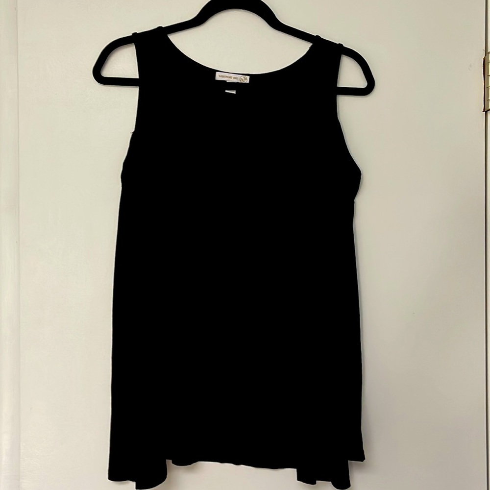 Westport - A-line cold shoulder long sleeve tee